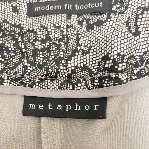 Metaphor Size 10A Modern Fit Gray Bootcut Dress Pants - Picture 14 of 14
